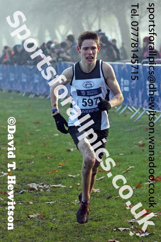 Mens under-17s, European Cross Country Trials, Sefton Park, Liverpool. Photo: David T. Hewitson/Sports for All Pics